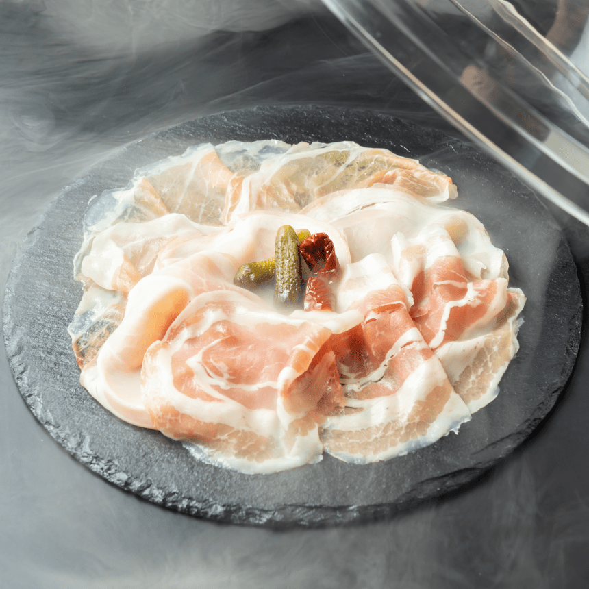 瞬間燻製ハム3種盛